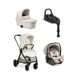 Trio Chicco Bellagio Amber Glow + Alcofa Flexi + First Recline Amber Glow + Base Full 360