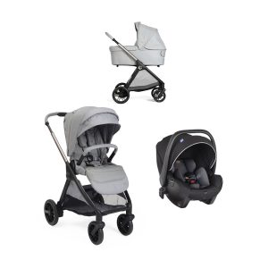 Trio Chicco Bellagio Lunar Rock + Alcofa Flexi + Kory Plus Black