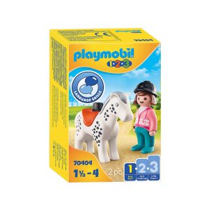 Playmobil 123 Cavalinho e Tratadora