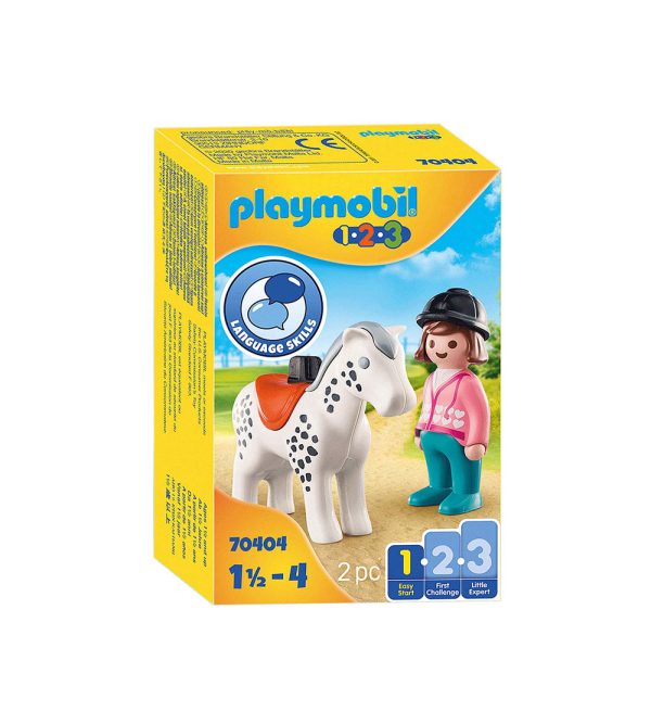Playmobil 123 Cavalinho e Tratadora