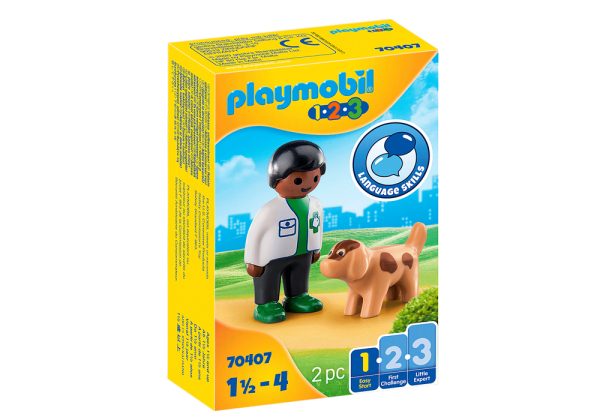 Playmobil 123 Veterinário e Cão
