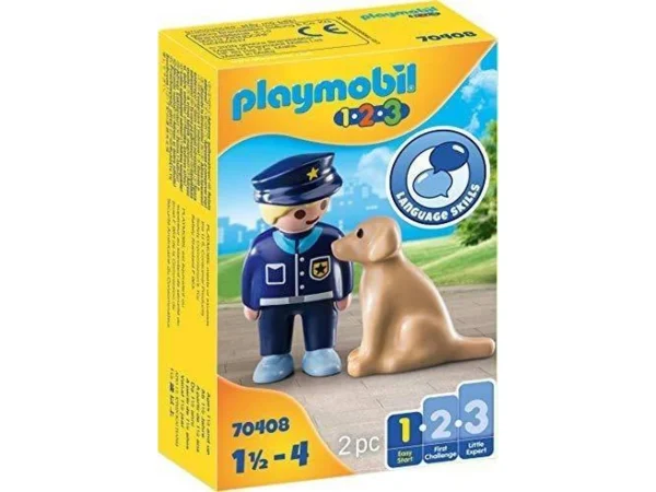 Playmobil 123 Cão e Polícia