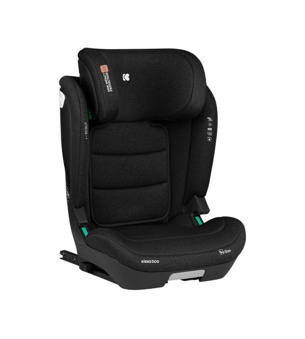 Cadeira Auto Kikkaboo I-Scout 100-150cm Preta