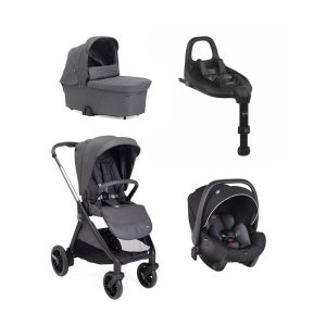Trio Chicco Bellagio Black Satin + Alcofa Flexi + Kory Plus + Base Full 360