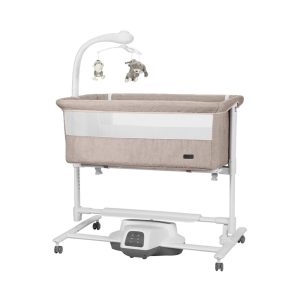 Berço Co-Sleeping C/ Baloiço Carrello Bloom Cream Beige