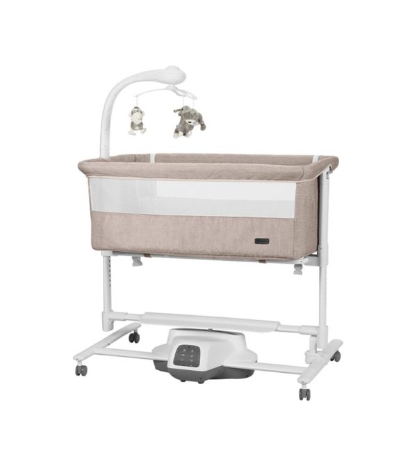 Berço Co-Sleeping C/ Baloiço Carrello Bloom Cream Beige