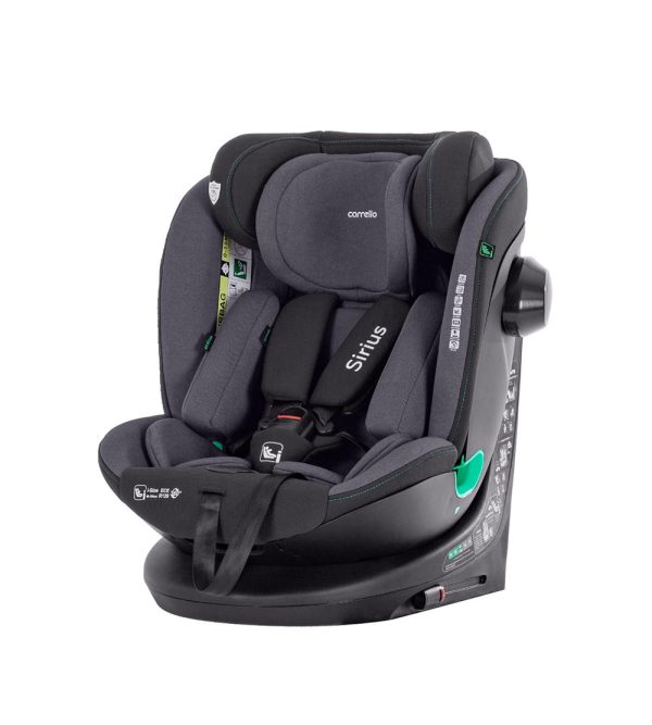 Cadeira Auto Carrello Sirius 40-150cm Harbor Grey