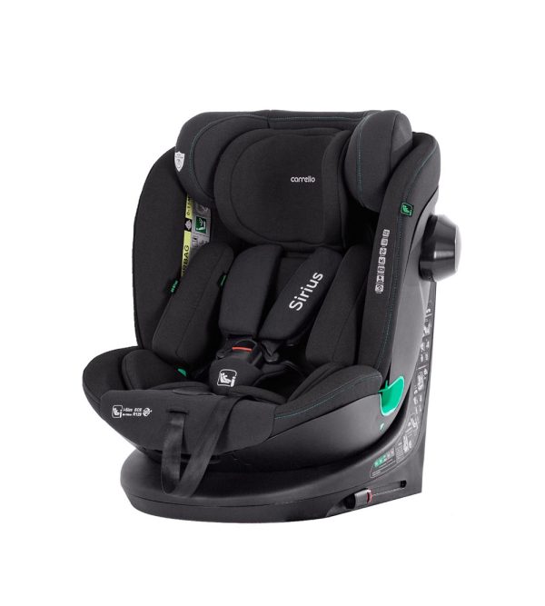 Cadeira Auto Carrello Sirius 40-150cm Absolute Black