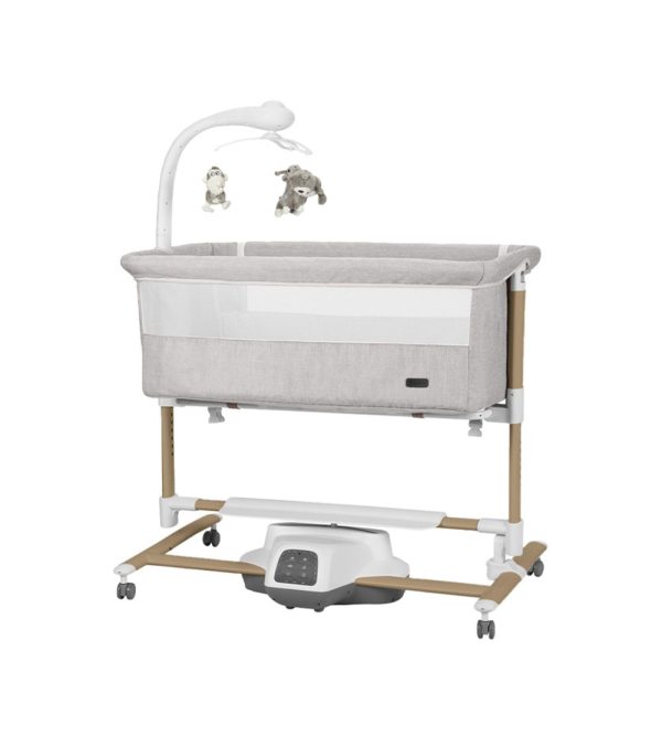 Berço Co-Sleeping C/ Baloiço Carrello Bloom Silk Beige