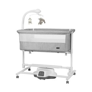 Berço Co-Sleeping C/ Baloiço Carrello Bloom Anchor Grey