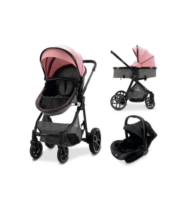 Trio Conversível Asalvo Sidney 2 Rosa