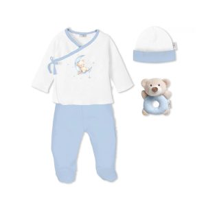 Conjunto 4 Peças Oferta Interbaby Ursinho Azul