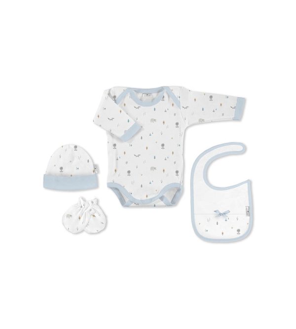 Conjunto Roupinha Interbaby Animalitos Fox Azul