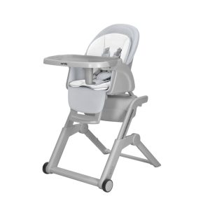 Cadeira Refeição Baloiço Carrello Alto Chrome Grey